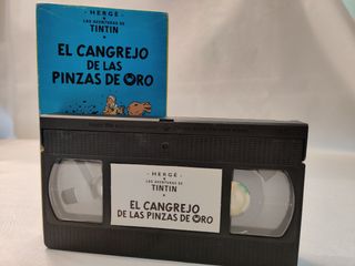 VHS - TINTIN EL CANGREJO DE LAS PINZAS DE ORO