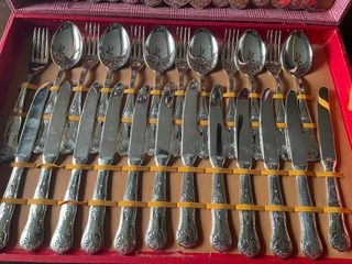 Noble posate set - 51 pieces - Arg. 800 Louis XIV