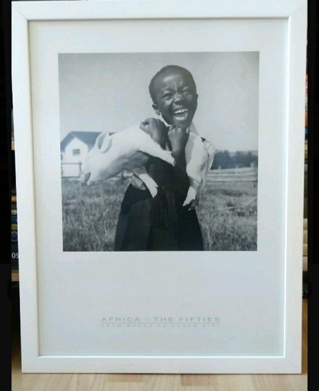 Cuadro fotografia enmarcada blanco y negro