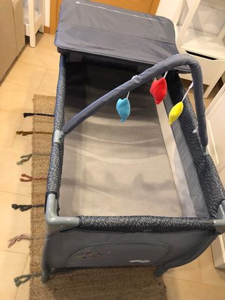 Cuna viaje Mix Plus Asalvo + colchón enrrollable