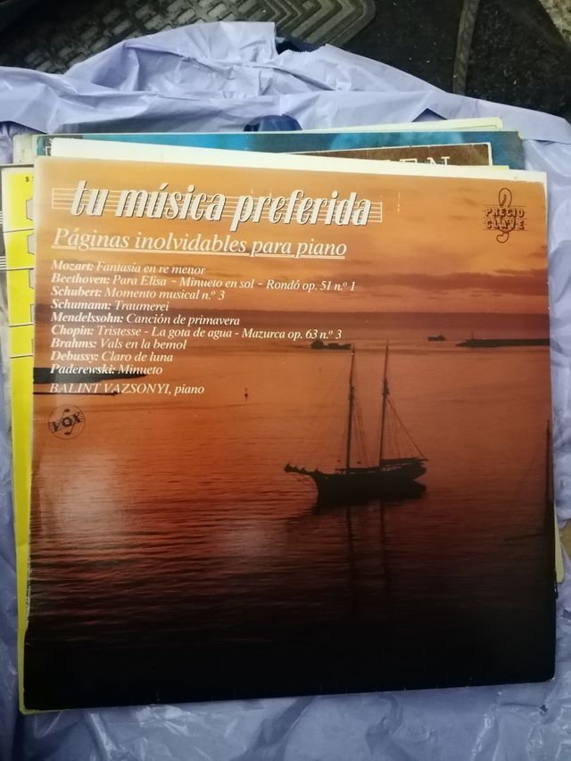 vinilos piezas clásicas piano