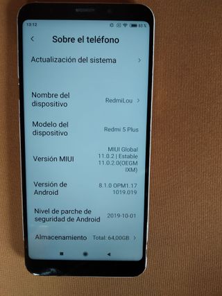 Movil Xiaomi Redmi 5 Plus