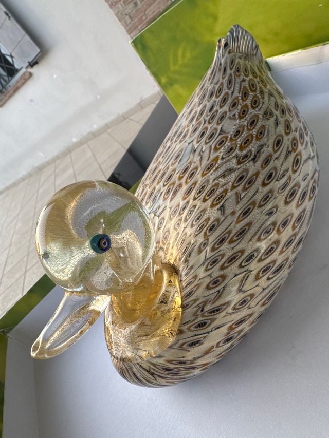 Anatre in Murano oggetto raro e prezioso