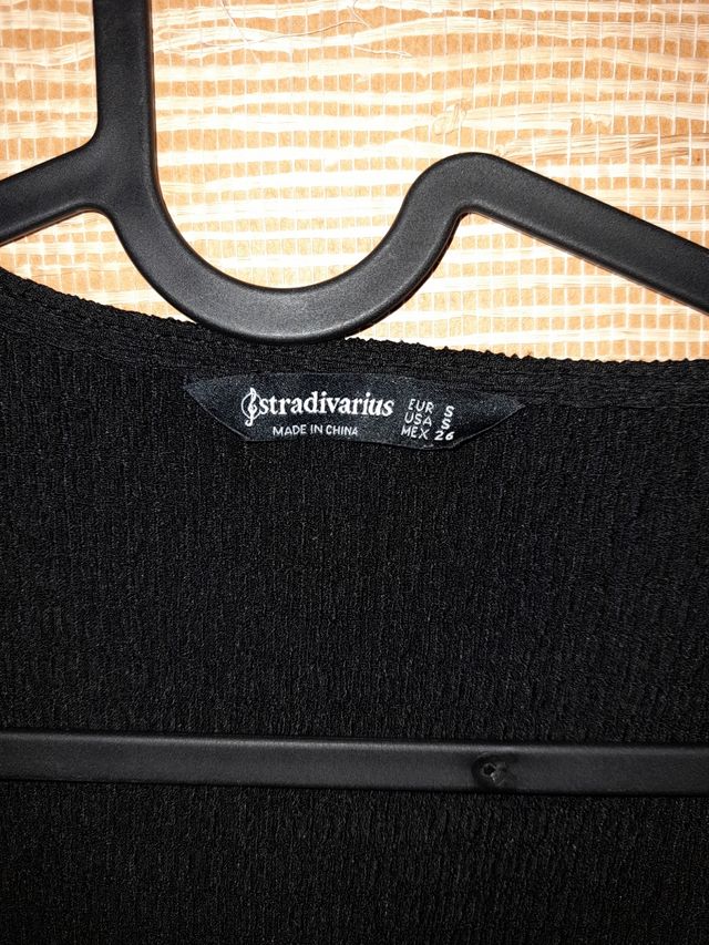 vestido negro talla s