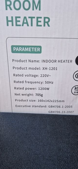 Calefactor ceramico NUEVO