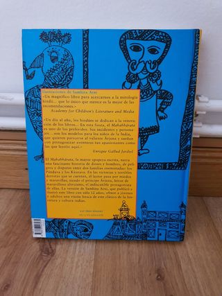 Libro "El Mahabhárata" contado por una niña