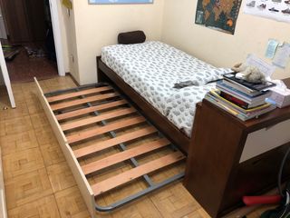 Cama nido,mueble y estantes pino macizo