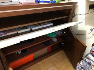 Cama nido,mueble y estantes pino macizo