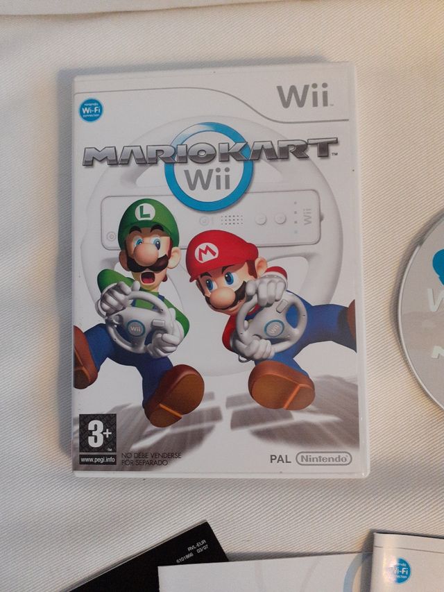 Juego wii súper Mario kart carreras
