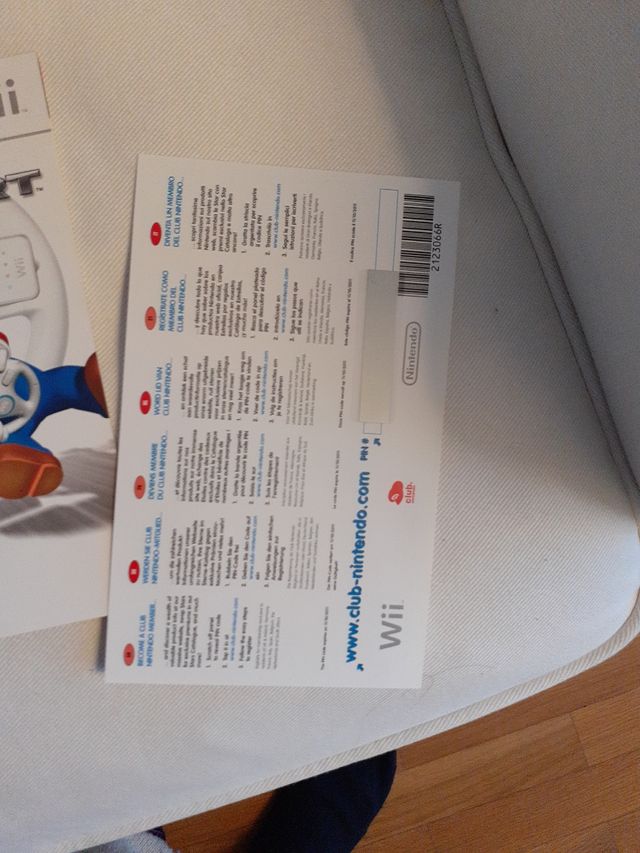 Juego wii súper Mario kart carreras