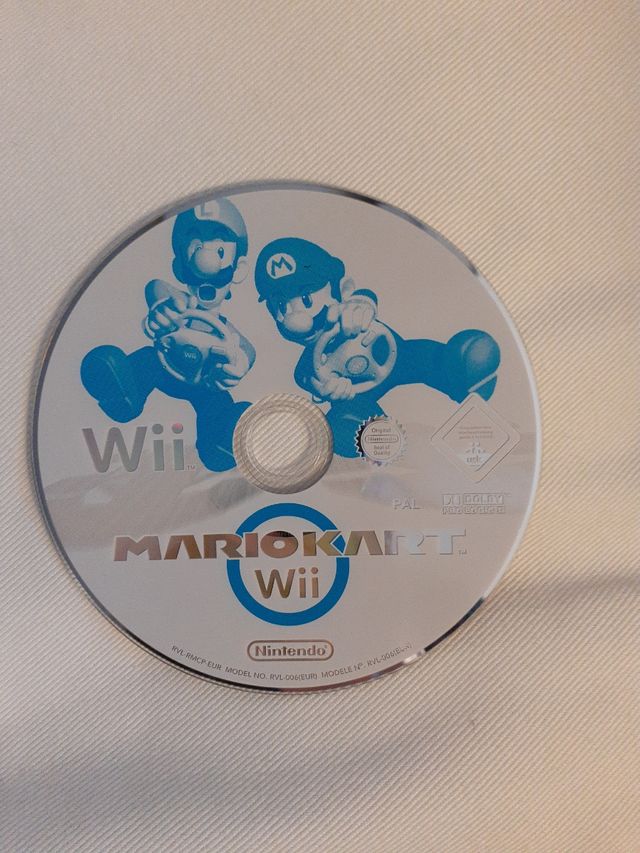 Juego wii súper Mario kart carreras