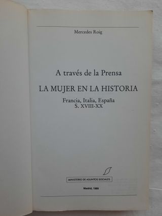 La mujer en la historia