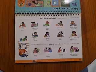 Libro ilustrado de inglés. Words and pictures