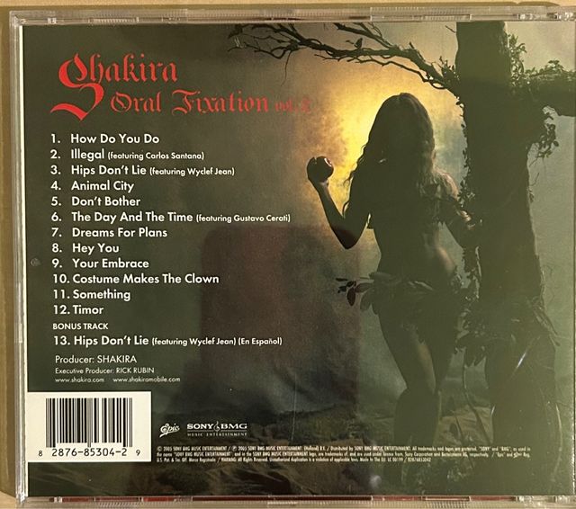 Shakira, cd doble