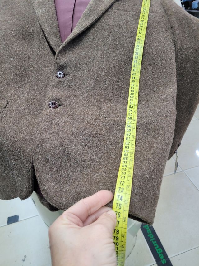 chaqueta de paño