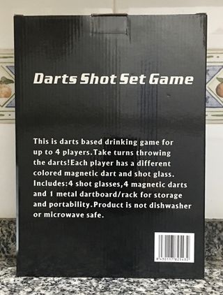 Juego de Diana + dardos y chupitos.