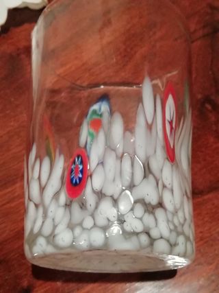 Vaso bicchiere in vetro di Murano