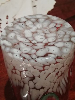 Vaso bicchiere in vetro di Murano