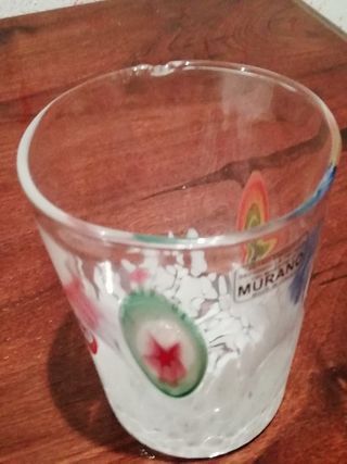 Vaso bicchiere in vetro di Murano