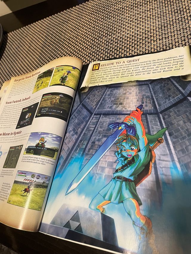 INGLES LIBRO PISTAS ZELDA OCARINA OF TIME INGLES