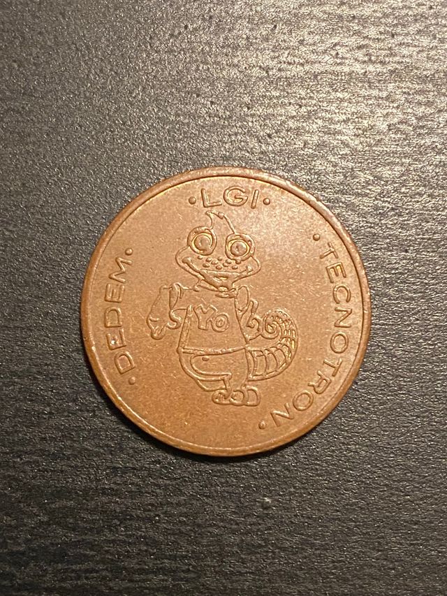 Gettone Tecnotron Dedem LGI - Kiddie Rides.