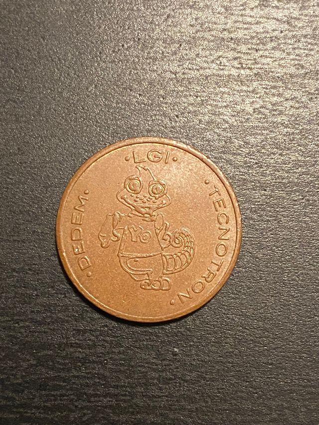 Gettone Tecnotron Dedem LGI - Kiddie Rides.