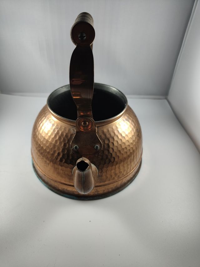 ✅tetera artesana de cobre (con regalo x la compra)