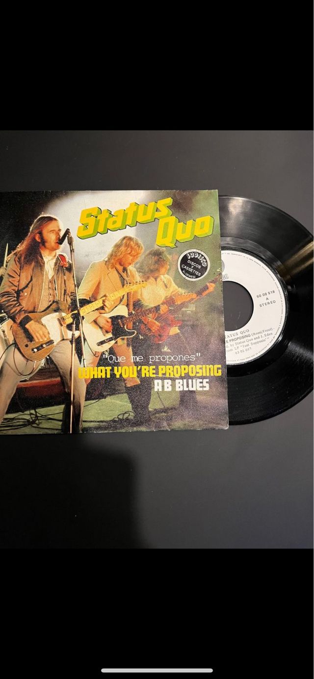 Status Quo vinilo single