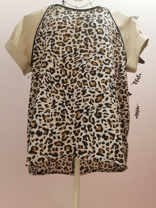 Blusa estampado leopardo