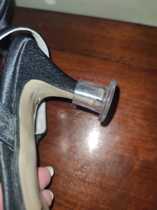 zapato de tacon bajo n38