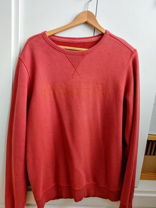 Sudadera Napapijri color ladrillo talla M/L