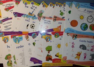 48 Tarjetas y 18 láminas de Winnie de Pooh para ni