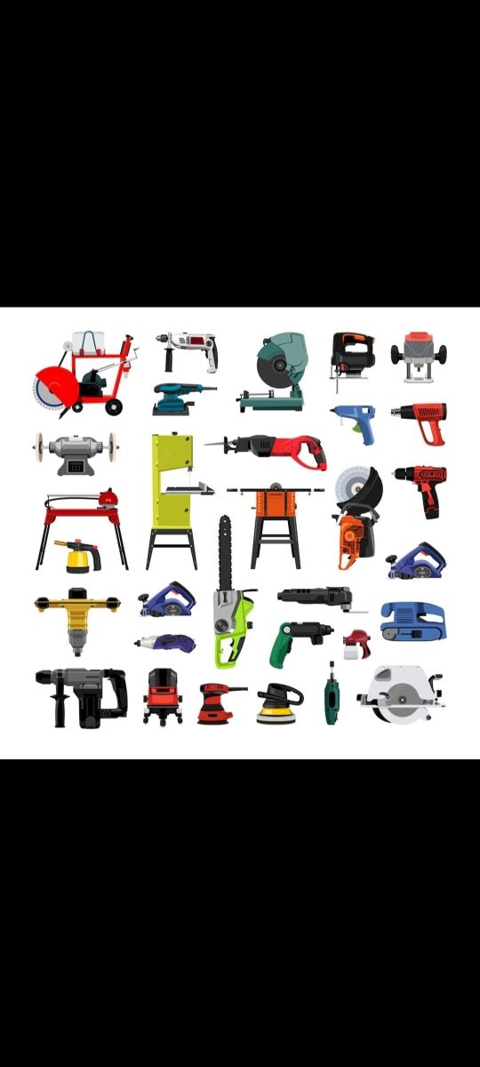 Herramientas en alquiler por horas o dias