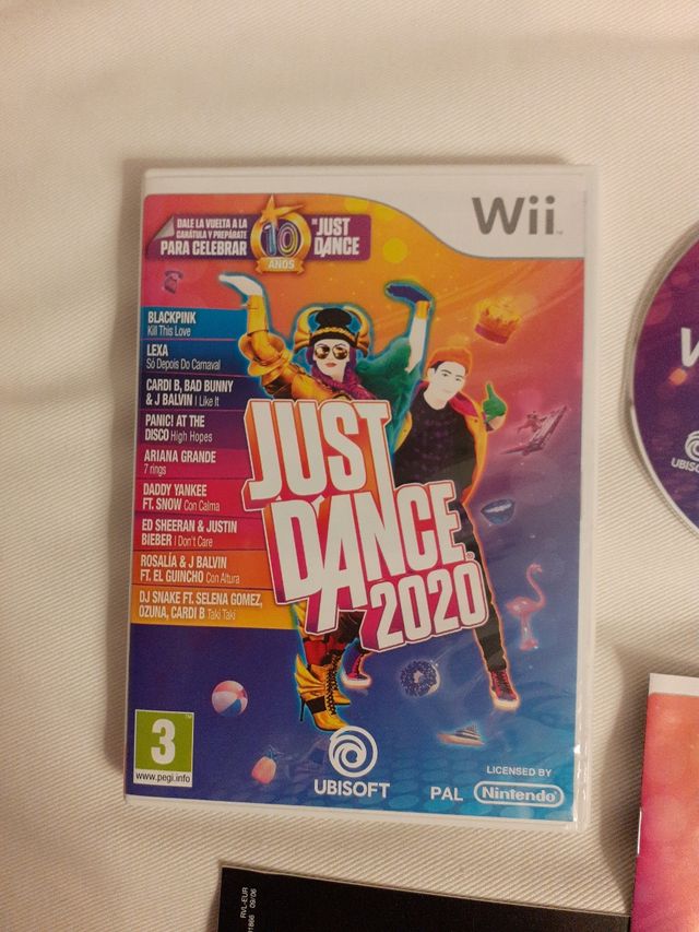Juego Wii Just dance 2020