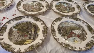 Vajilla 12 platos Jhonson Bros.