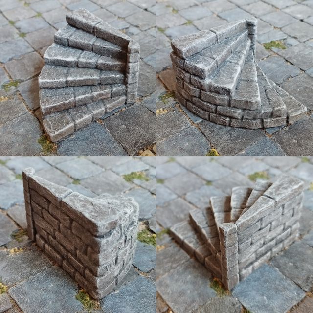 Escenografía para mazmorra pintada