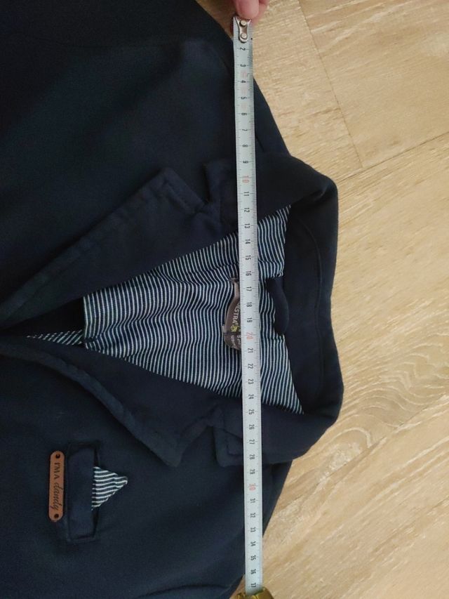 Americana azul marino de algodón talla 9 orchestra