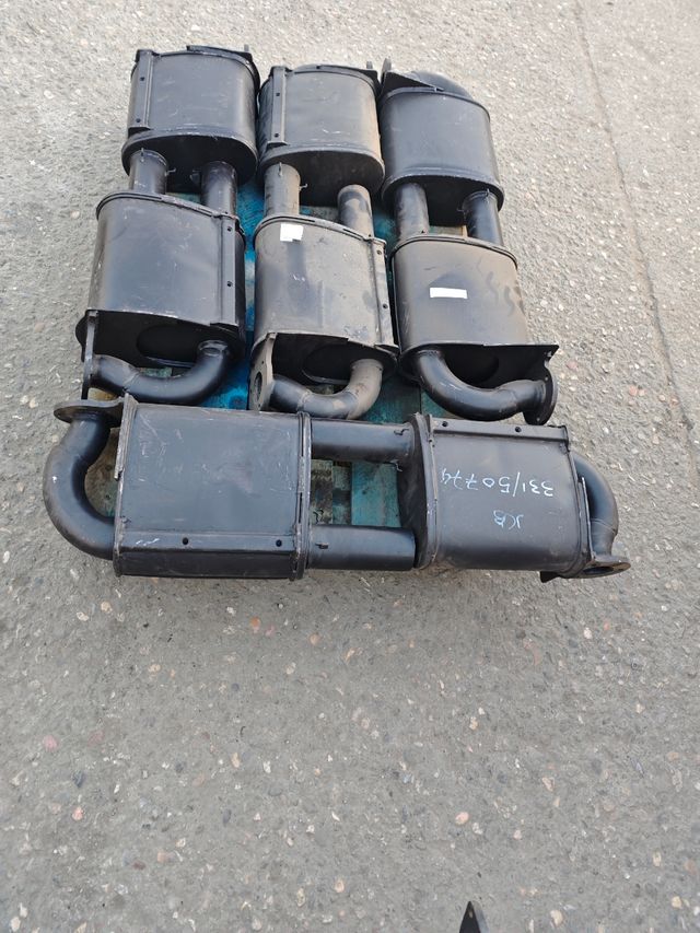 silenciador de escape jcb