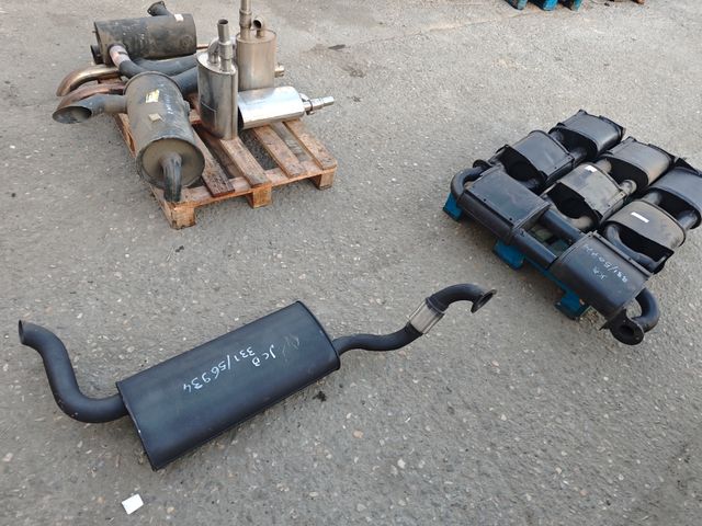 silenciador de escape jcb