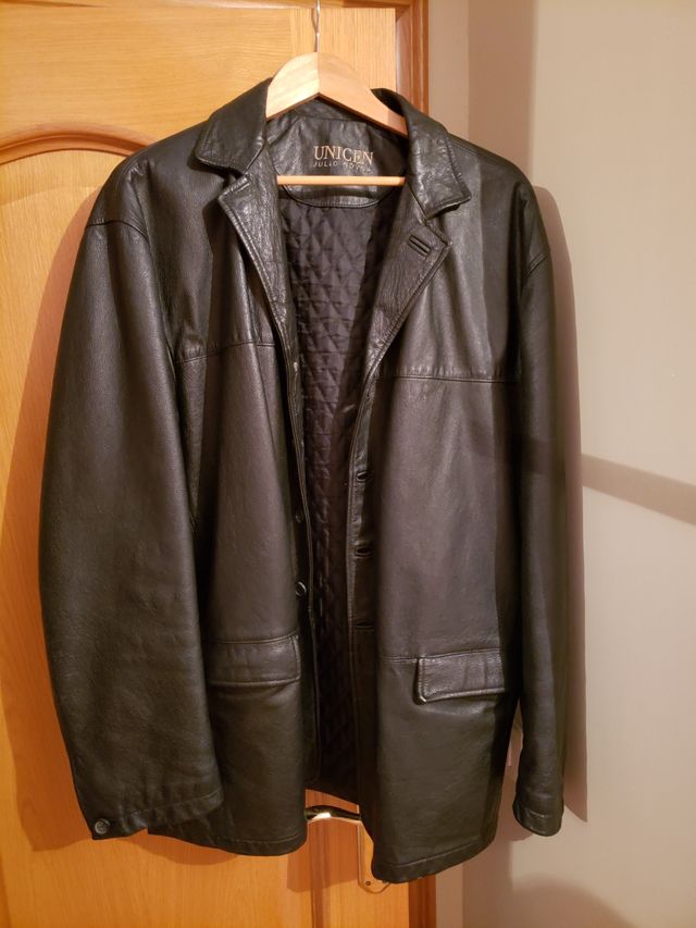 chaqueta de piel para hombre XXL