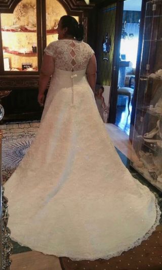Vestido novia talla grande