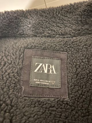 Chaqueta Vaquera Negra Zara