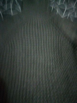 jersey talla L gris nuevo mujer cuello alto