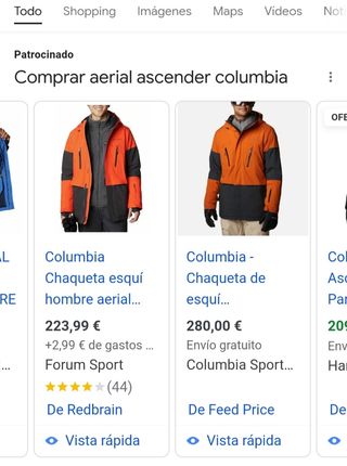 cazadora columbia 