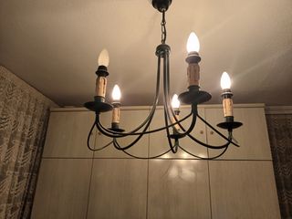 Dos lámparas tipo rústico forja bonitas