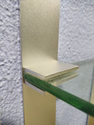 Balda de baño triple de vidrio templado