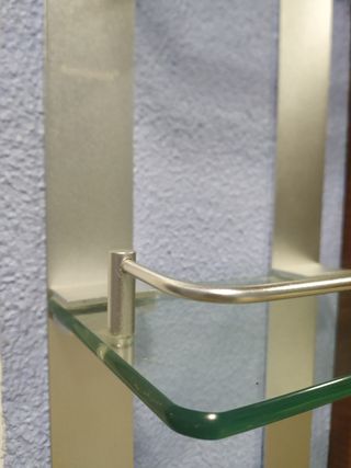 Balda de baño triple de vidrio templado