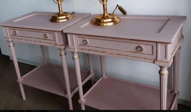 transporte 10) 1 mesilla de noche rosa