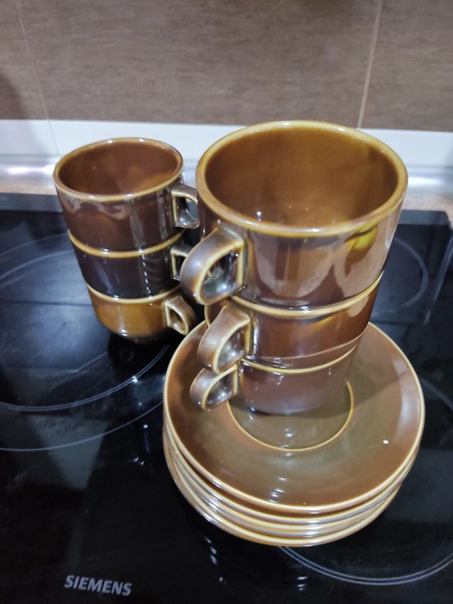 juego de tazas y platos NUEVOS