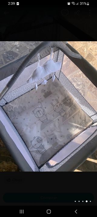 Parque cuna cama portátil